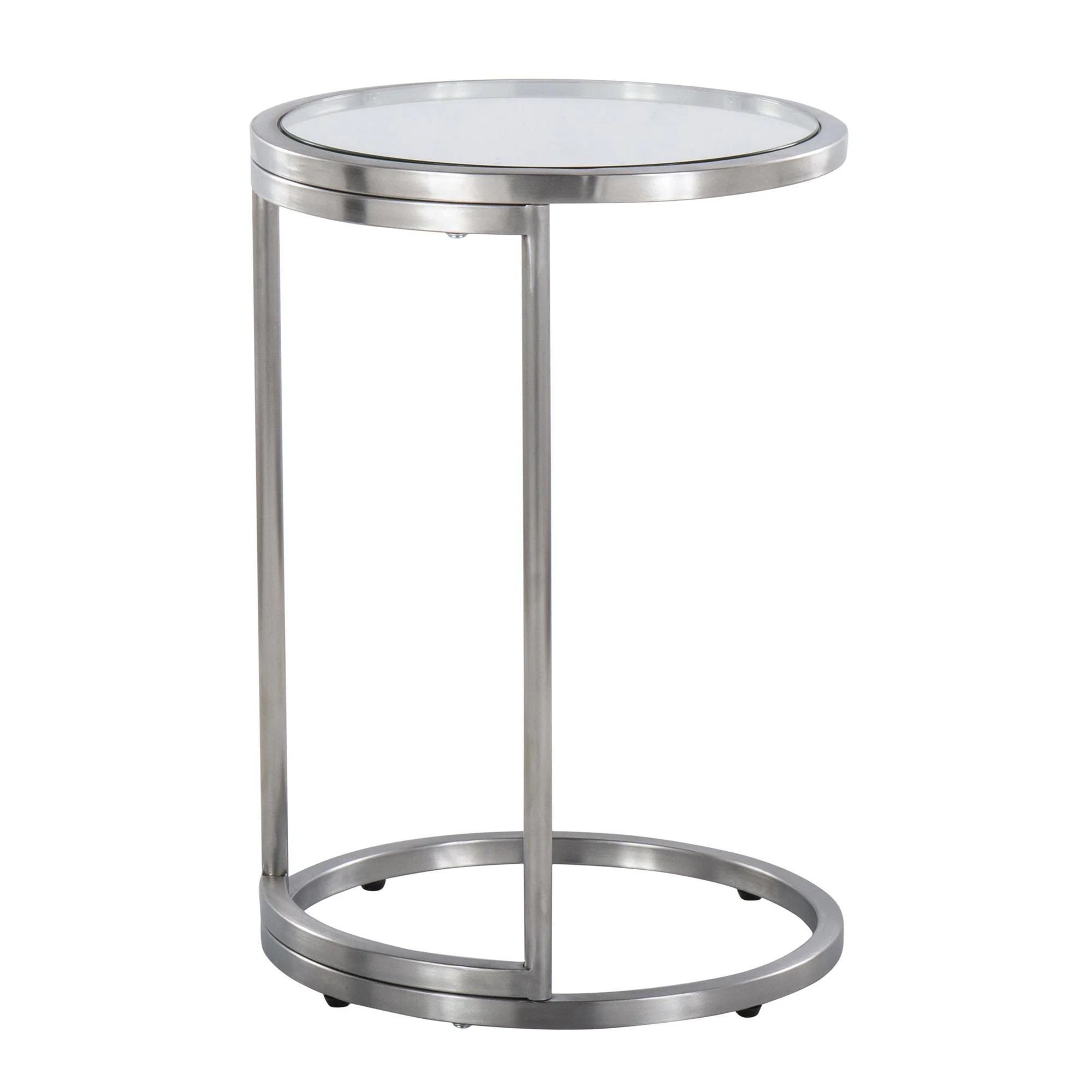 Round Zenn End Table Transparent By LumiSource - Image 21