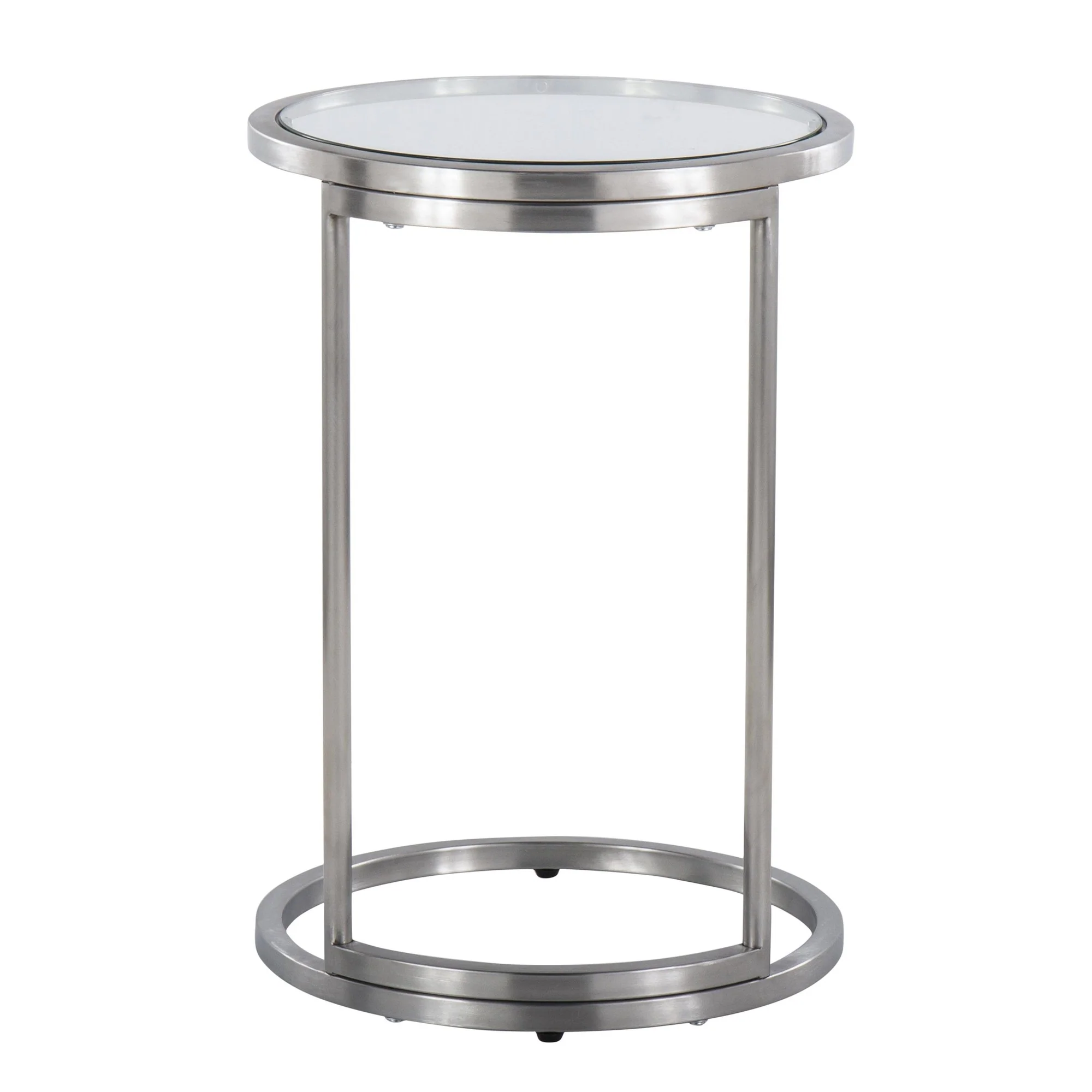 Round Zenn End Table Transparent By LumiSource - Image 22