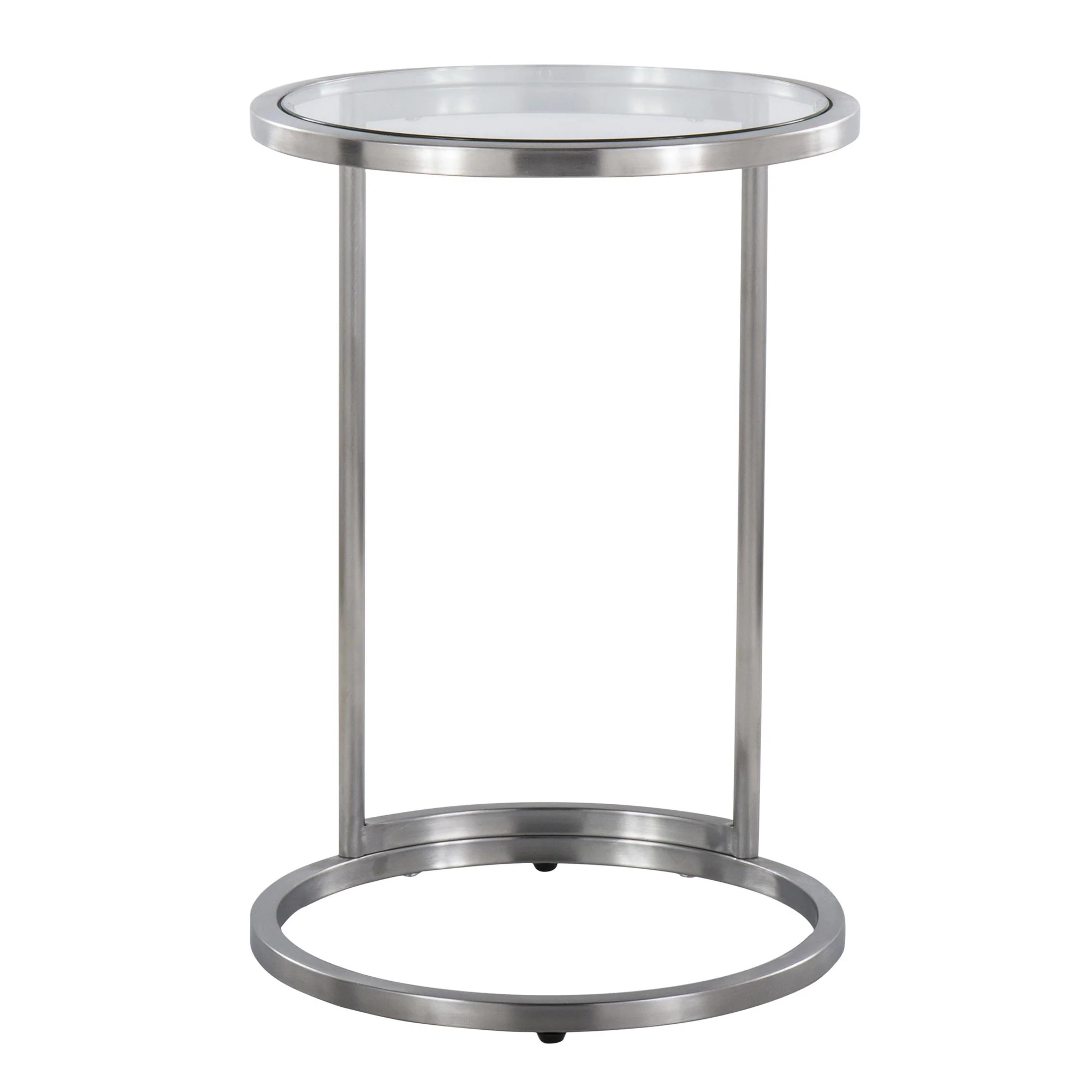 Round Zenn End Table Transparent By LumiSource - Image 23