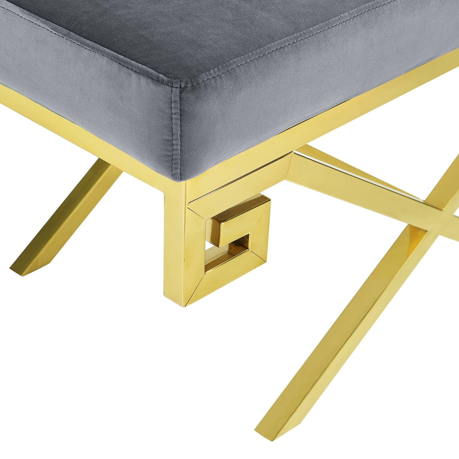 Rove Velvet Performance Velvet Bench By Modway - EEI-2879 - Image 10