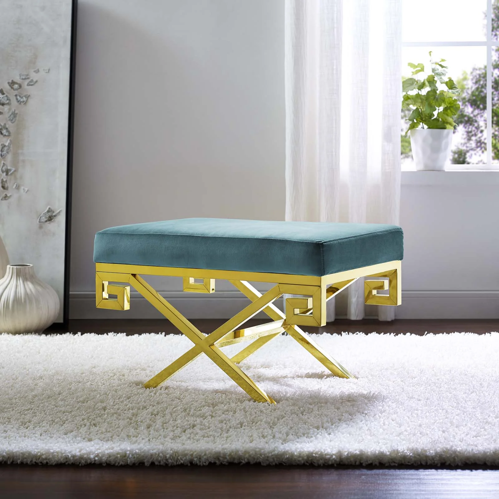Rove Velvet Performance Velvet Bench By Modway - EEI-2879 - Image 23