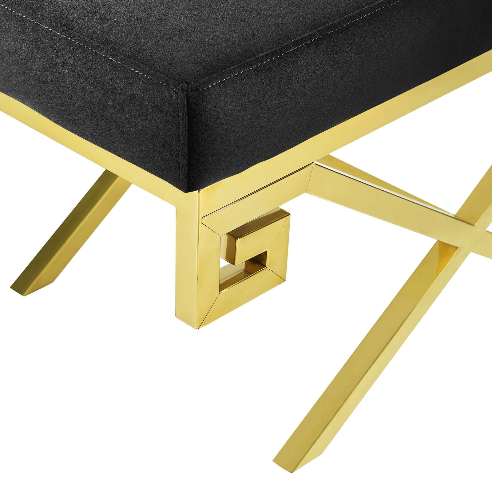 Rove Velvet Performance Velvet Bench By Modway - EEI-2879 - Image 4