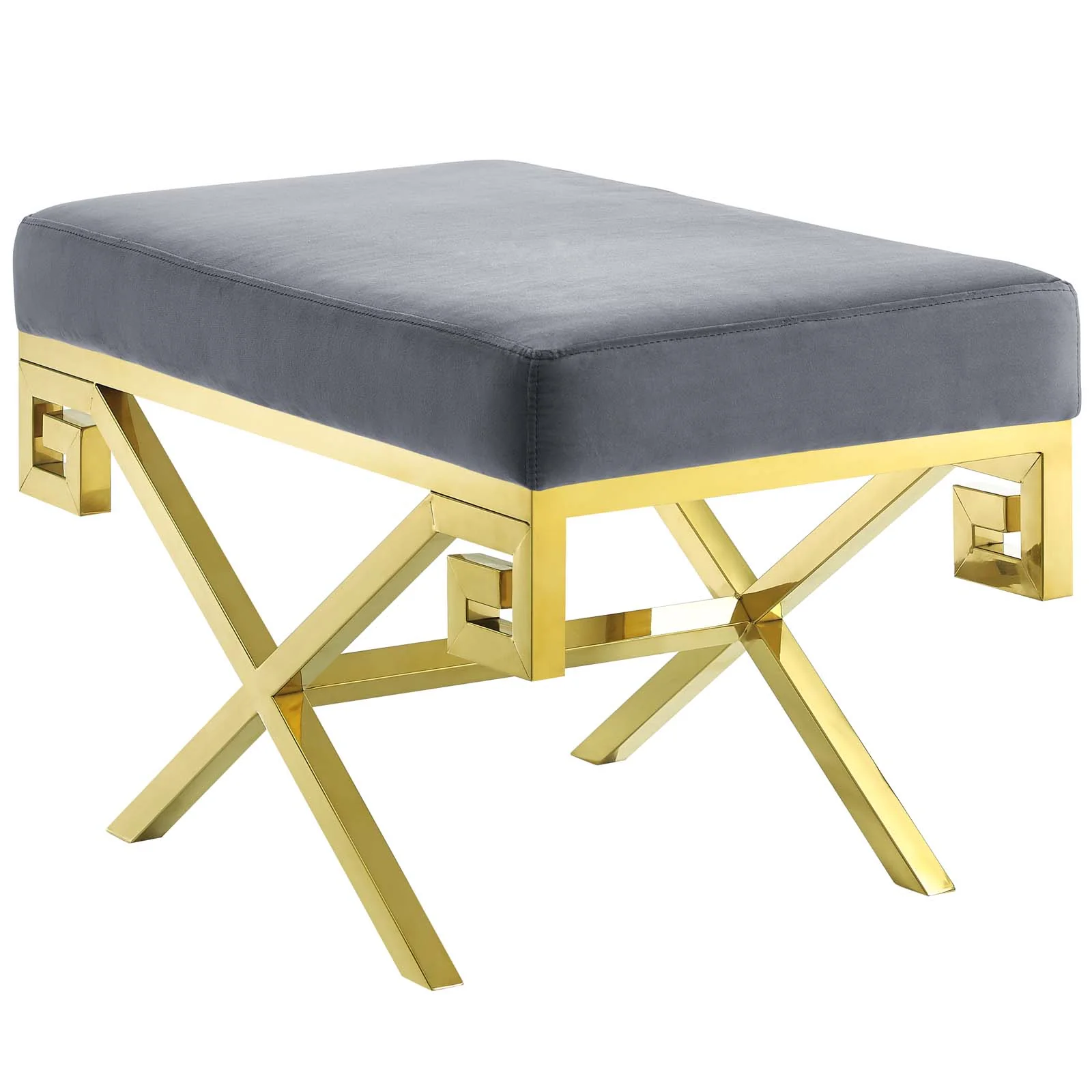 Rove Velvet Performance Velvet Bench By Modway - EEI-2879 - Image 7