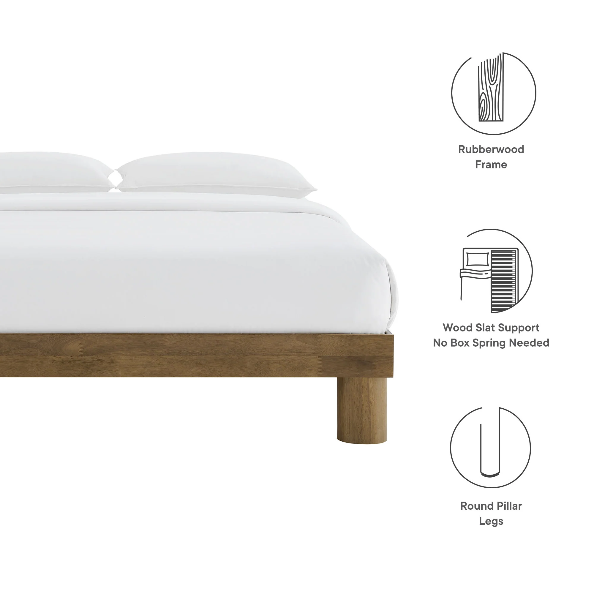 Runa Wood Full Platform Bed by Modway - Image 8