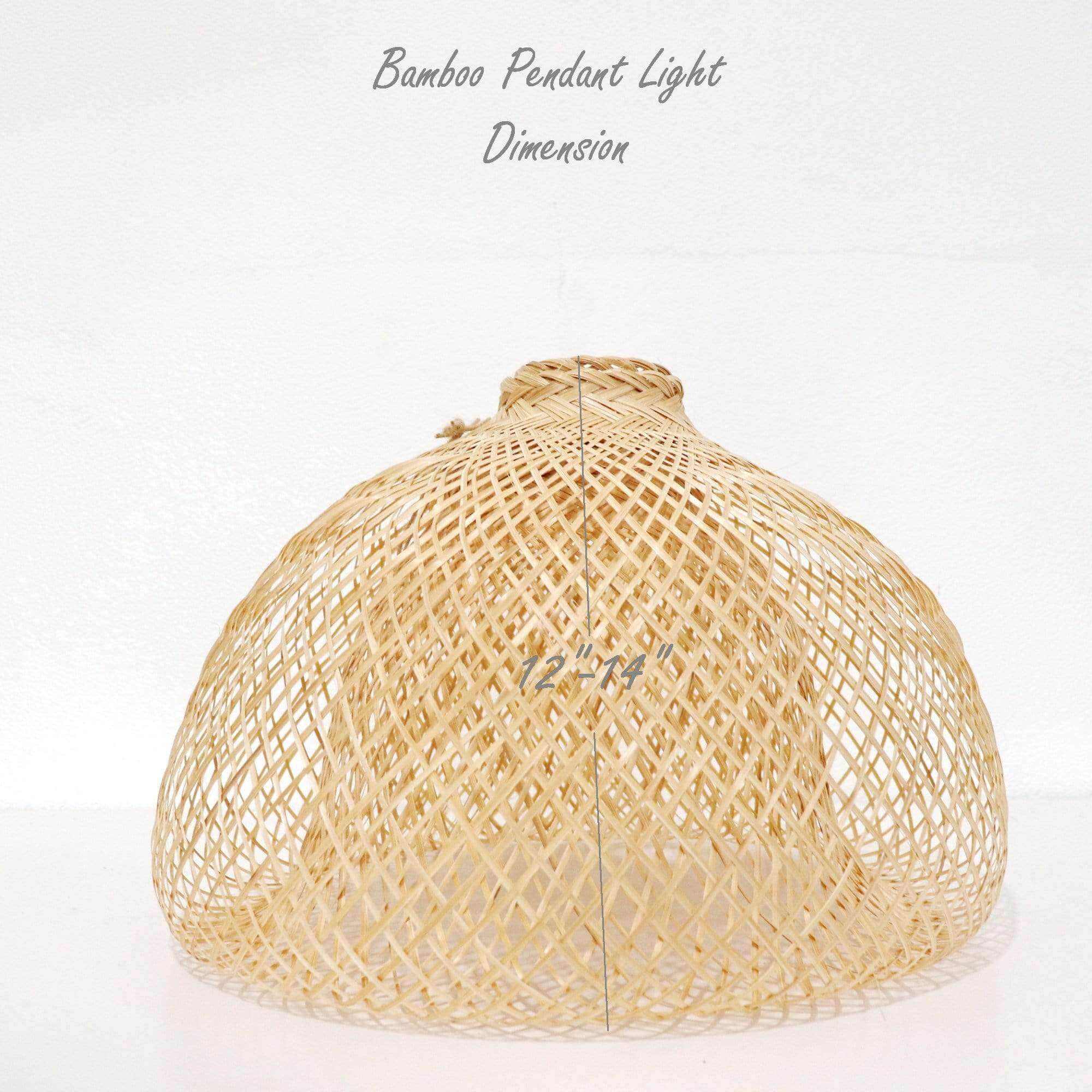 Rungsan - Bamboo Pendant Light Shade By Thaihome - Image 2