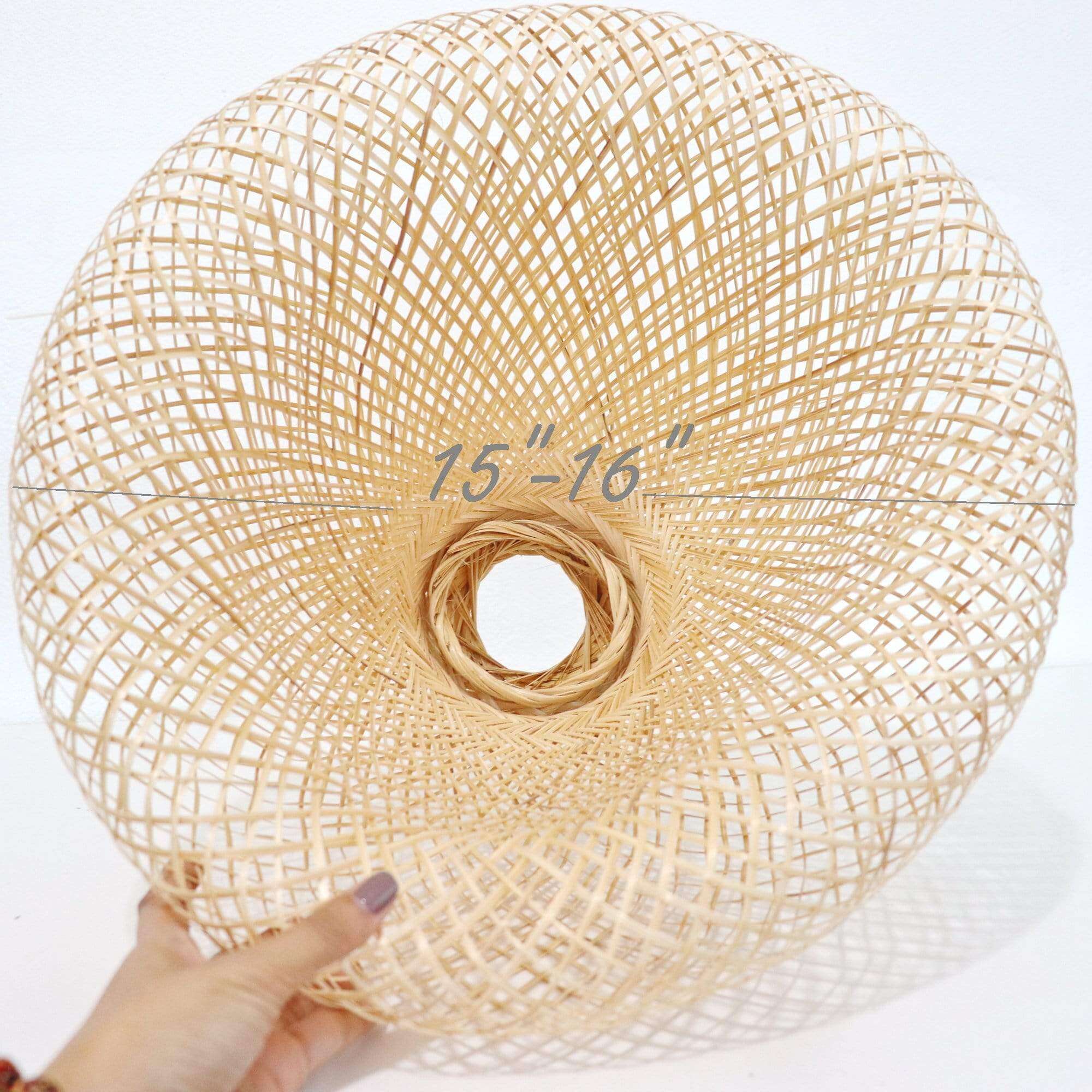 Rungsan - Bamboo Pendant Light Shade By Thaihome - Image 3