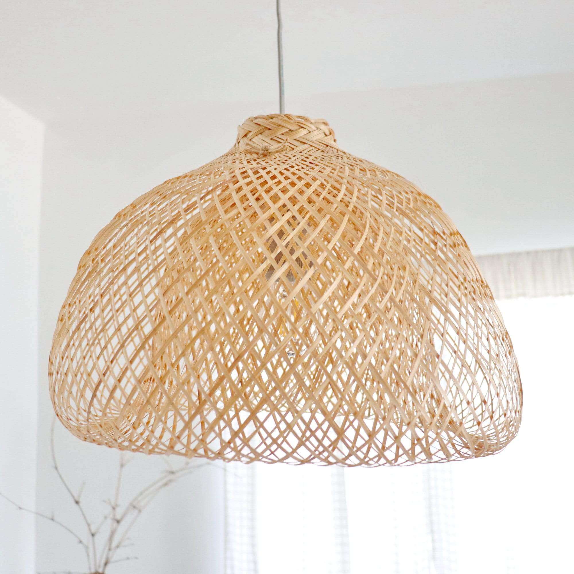 Rungsan - Bamboo Pendant Light Shade By Thaihome - Image 4