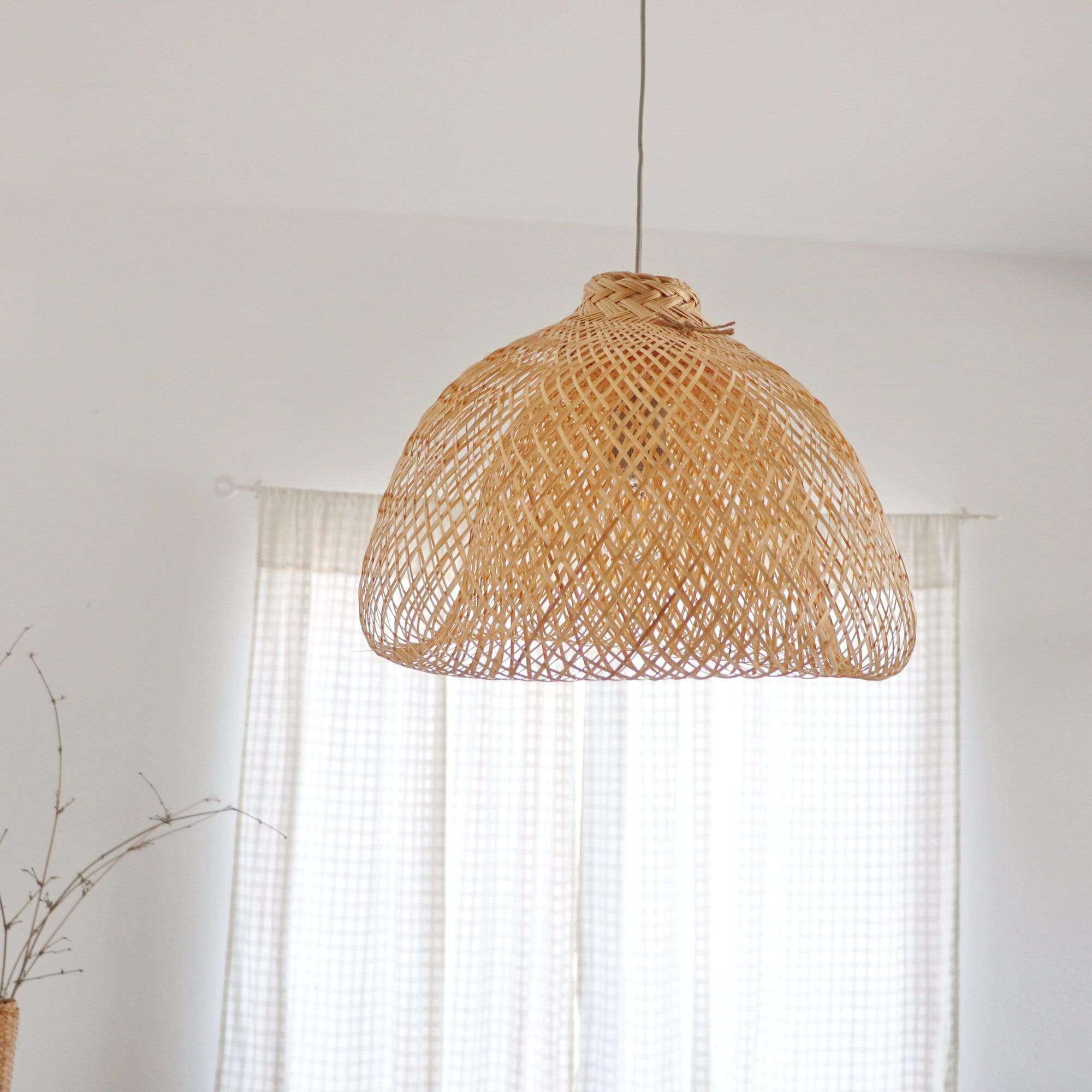 Rungsan - Bamboo Pendant Light Shade By Thaihome - Image 5