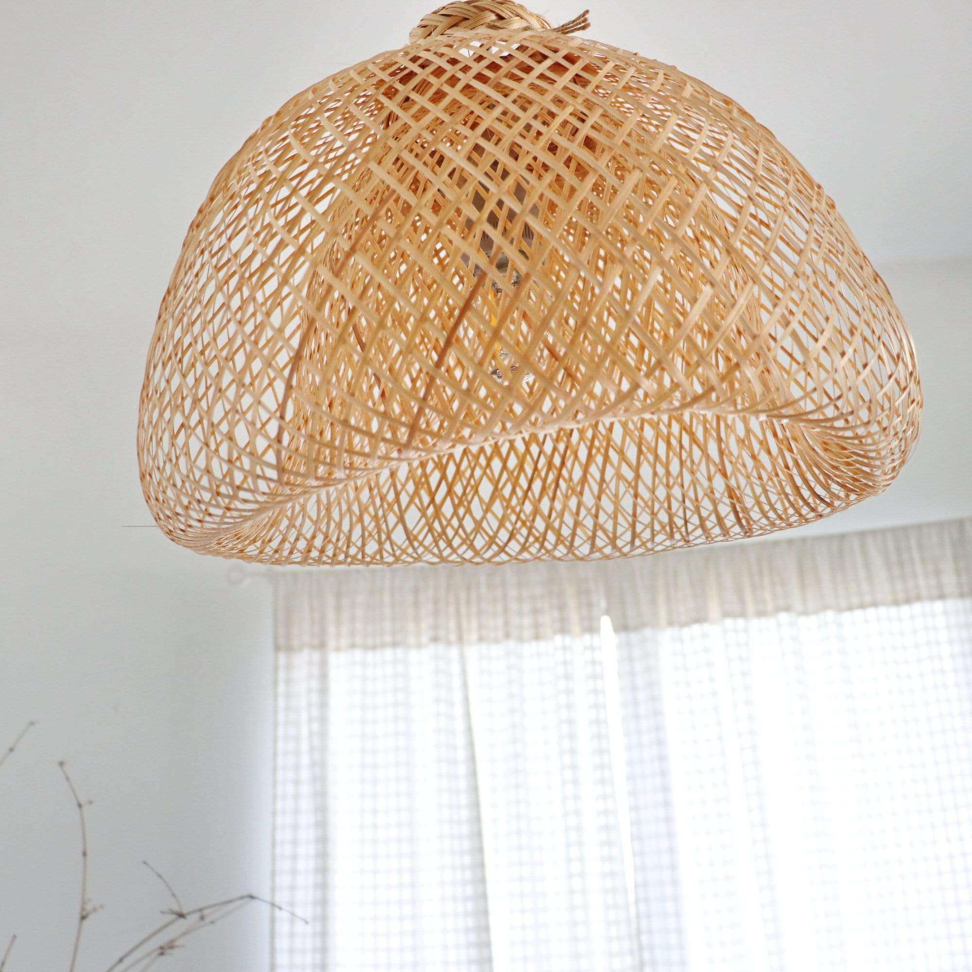 Rungsan - Bamboo Pendant Light Shade By Thaihome - Image 6