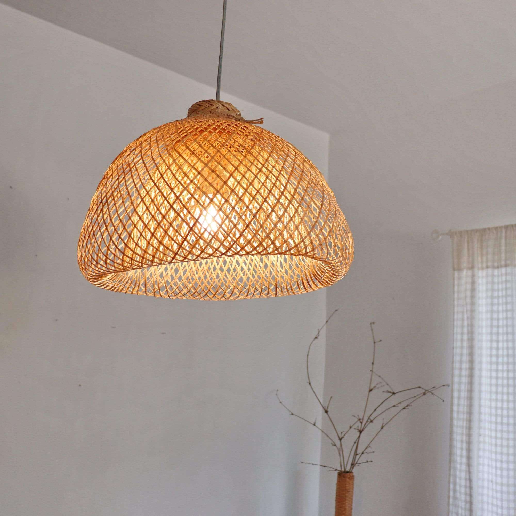 Rungsan - Bamboo Pendant Light Shade By Thaihome - Image 8