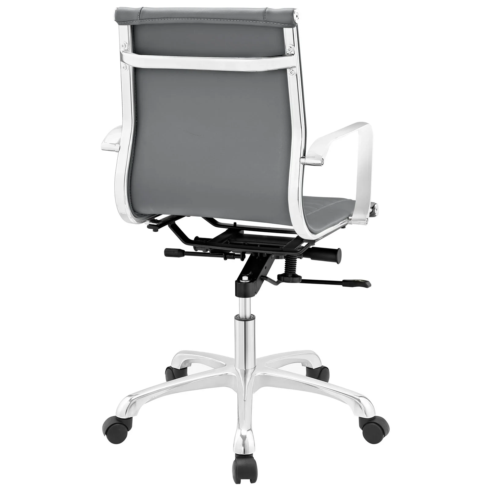 Runway Mid Back Upholstered Vinyl Office Chair By Modway - EEI-1527 - Image 4
