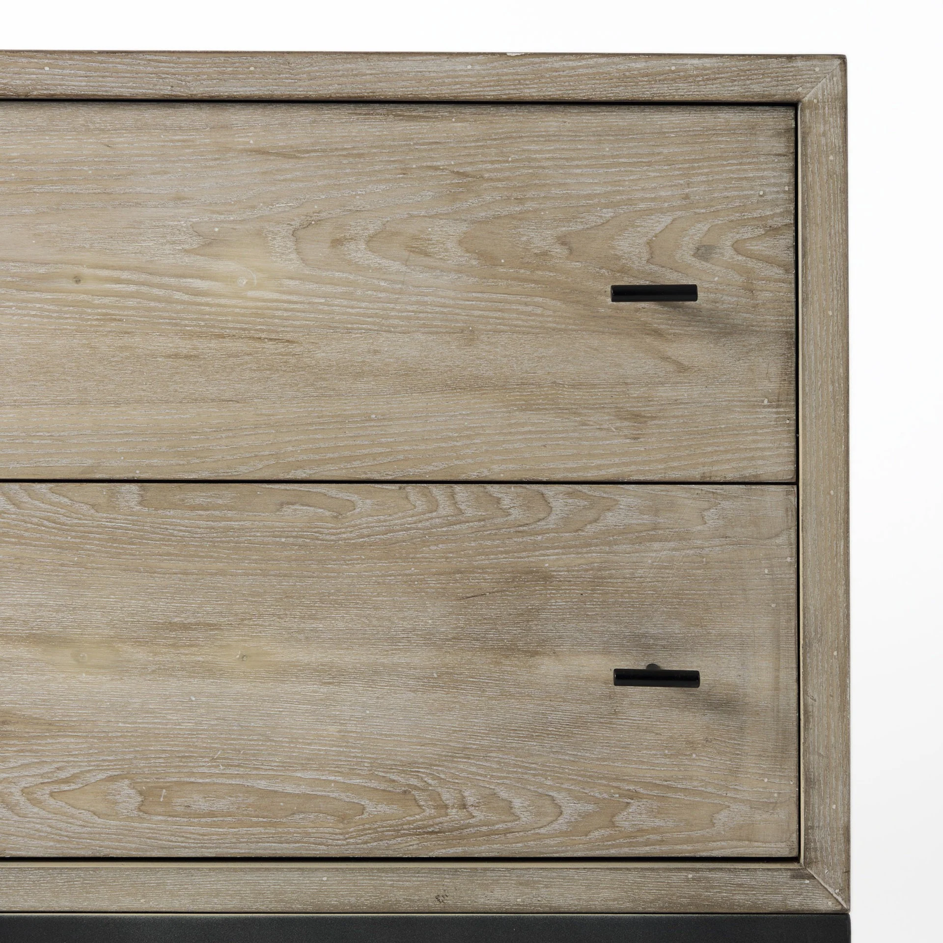 Rustic Modern Light Wash Two Drawer Chest By Homeroots - Image 7