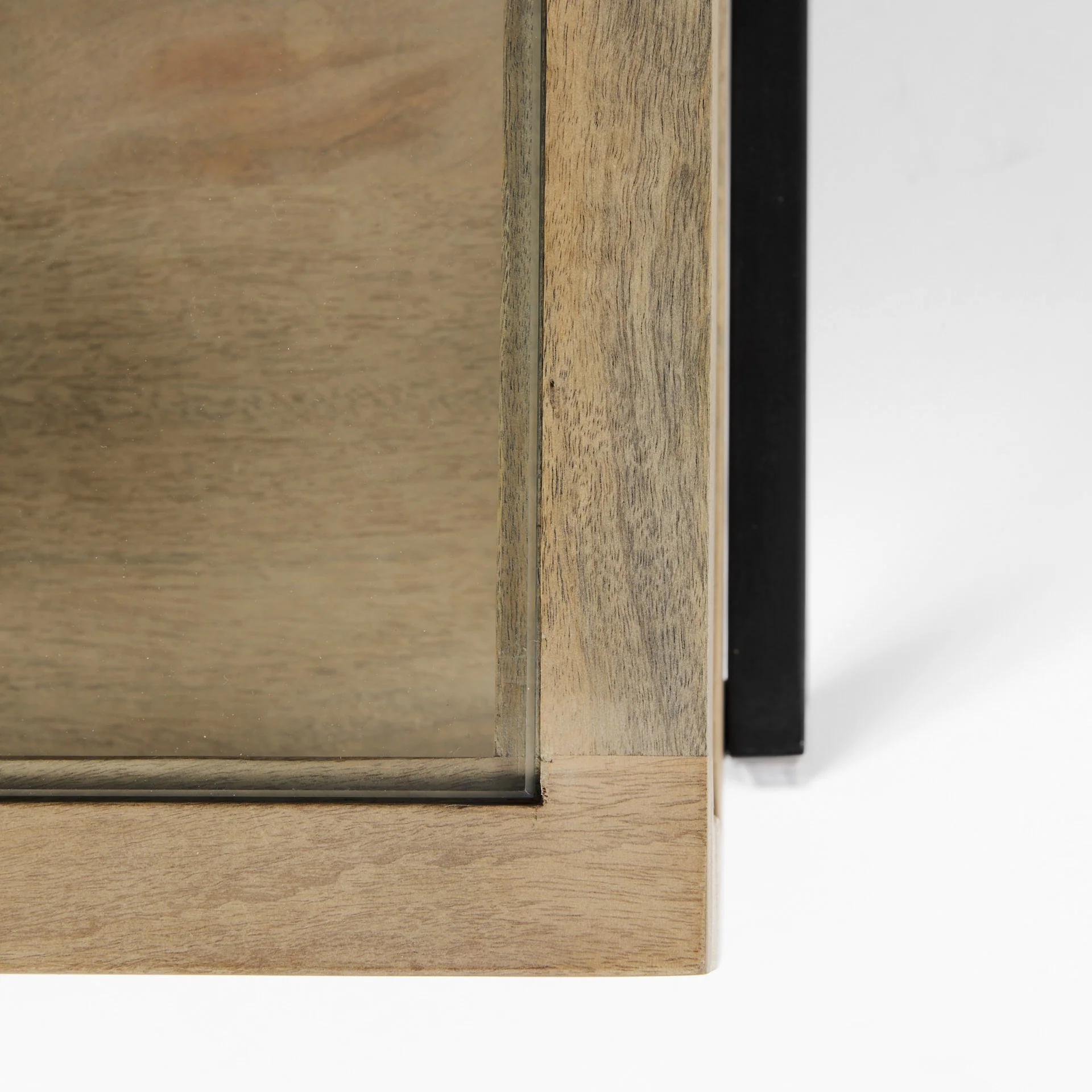 Rustic Natural Brown Shadowbox Coffee Table By Homeroots - Image 2
