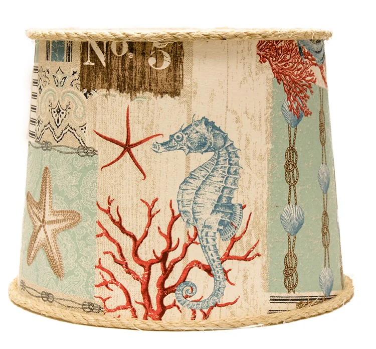 Rustic Natural Tropical Beauty of the Sea Table Lamp By Homeroots - Image 2