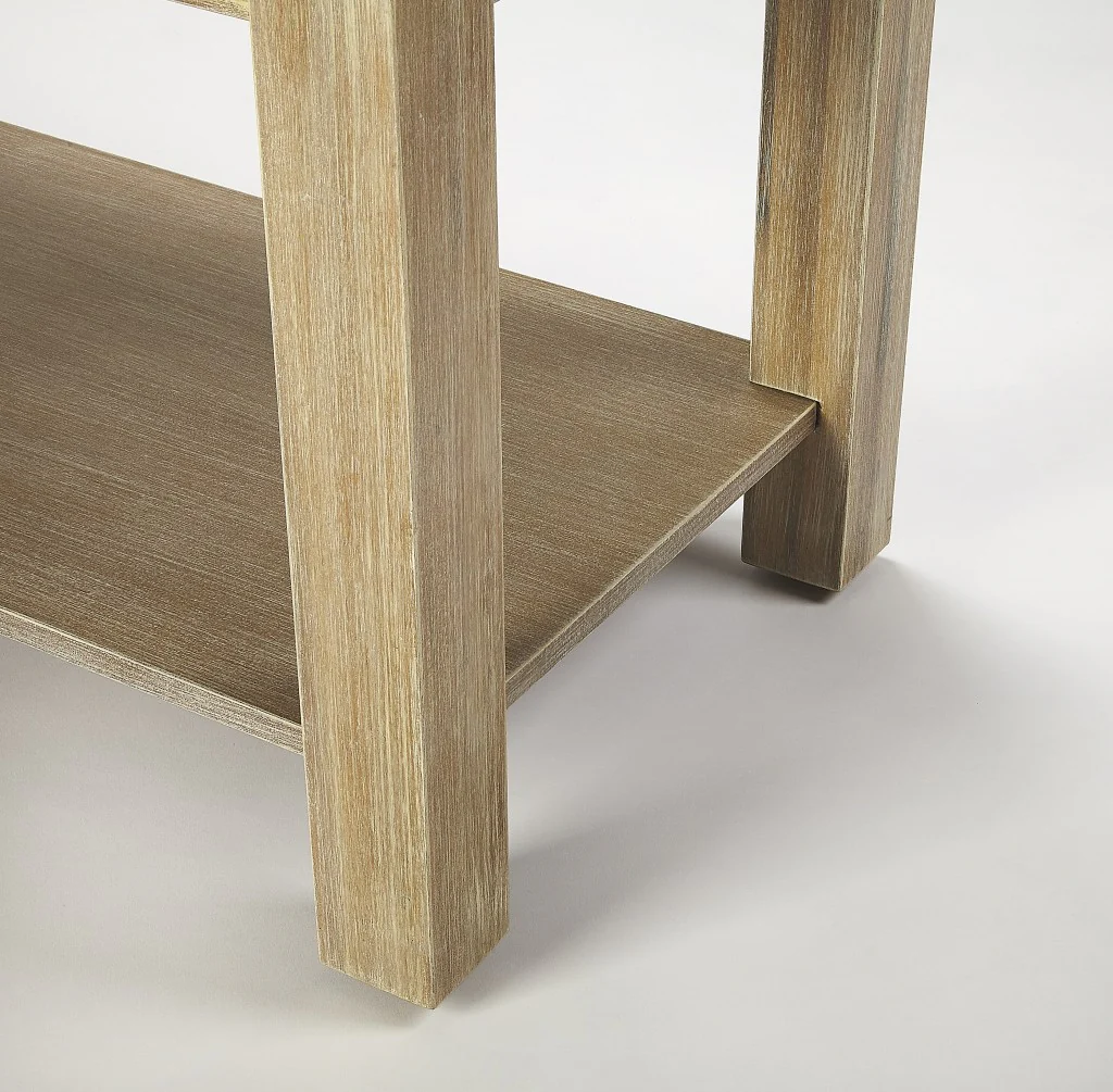 Rustic Natural Urban Gray Buffet Cabinet By Homeroots - Image 7