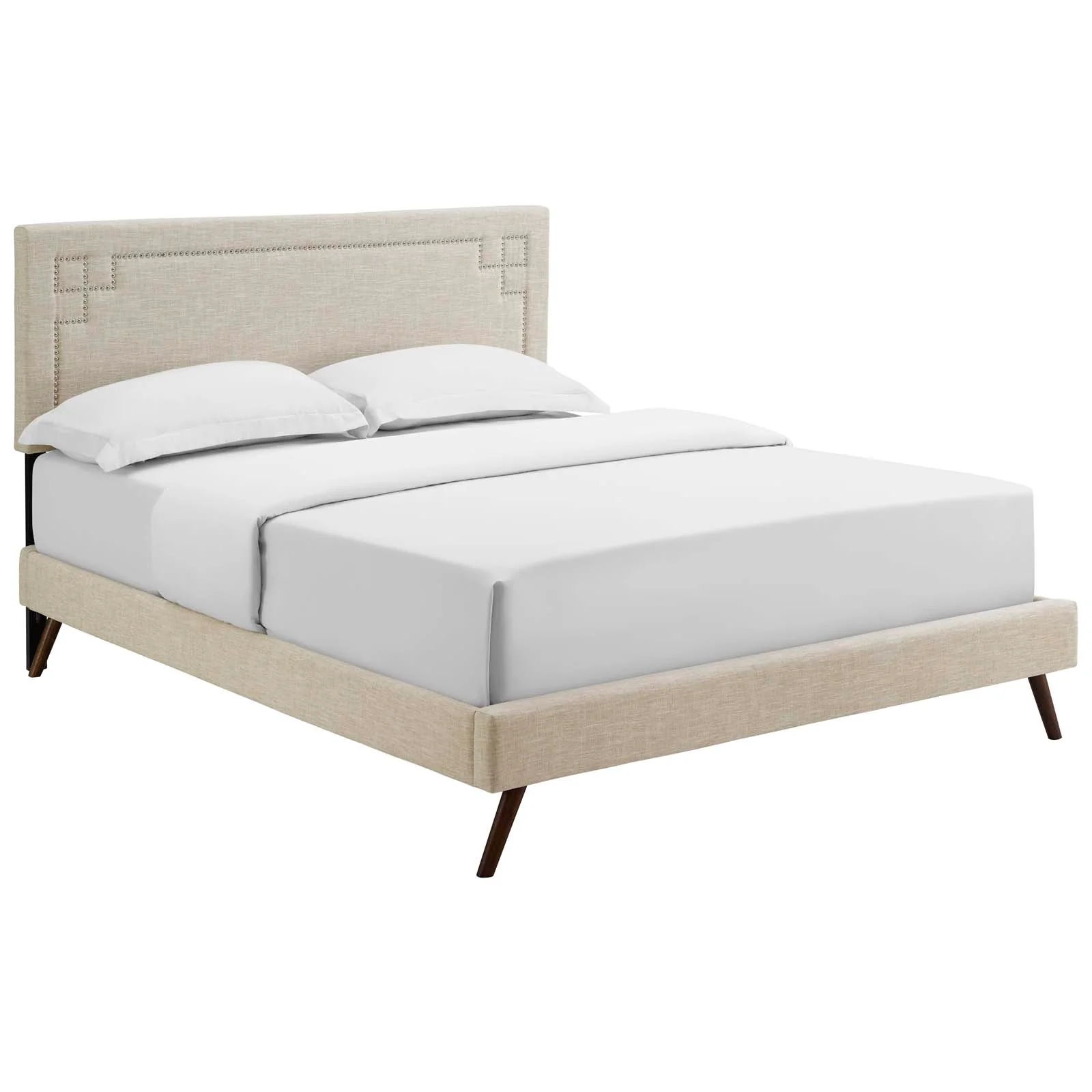 Ruthie Full Fabric Platform Bed with Round Splayed Legs By Modway - MOD-5929 - Image 2