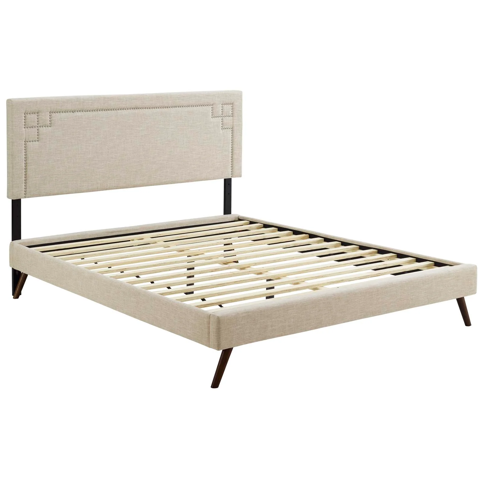 Ruthie Full Fabric Platform Bed with Round Splayed Legs By Modway - MOD-5929 - Image 3