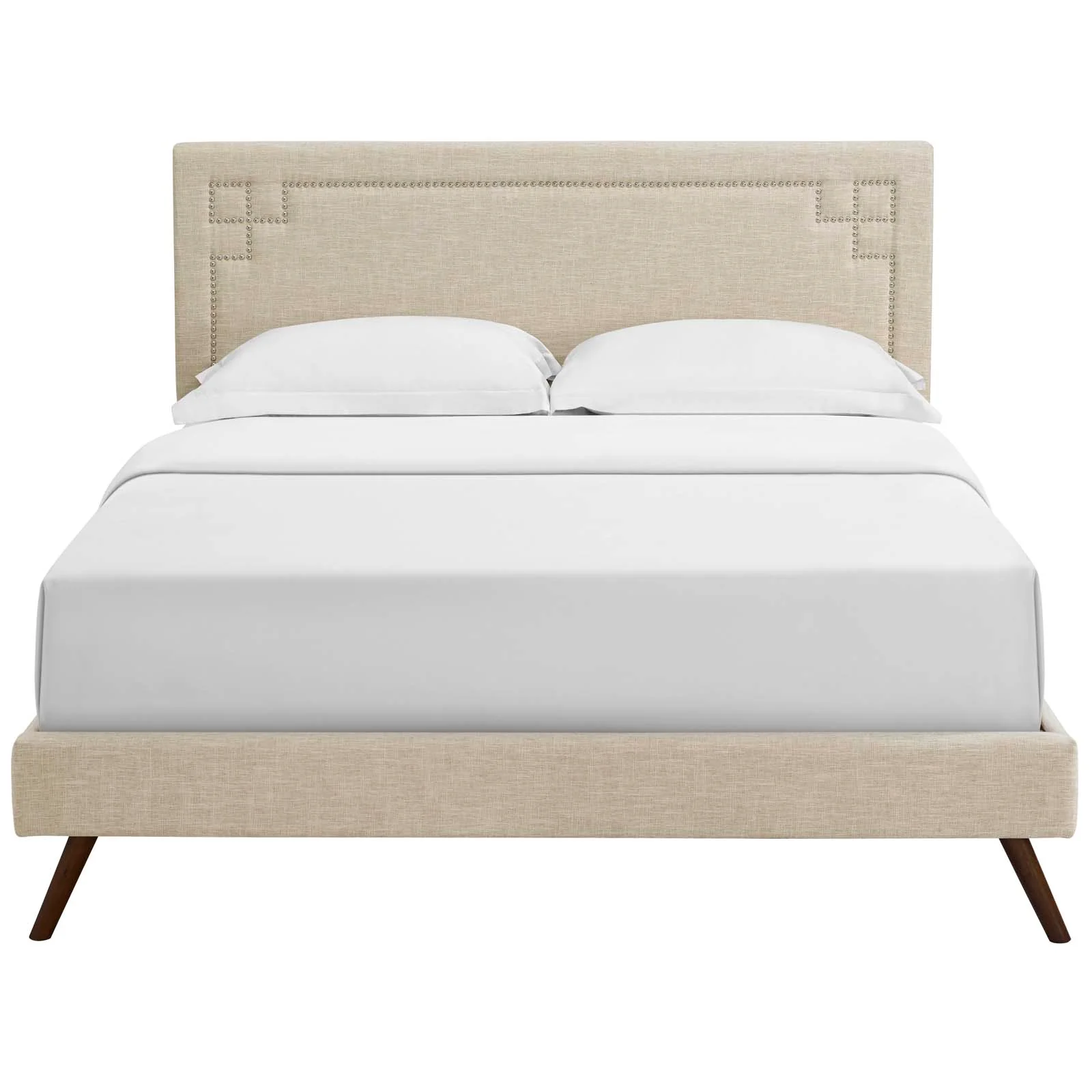 Ruthie Full Fabric Platform Bed with Round Splayed Legs By Modway - MOD-5929 - Image 5
