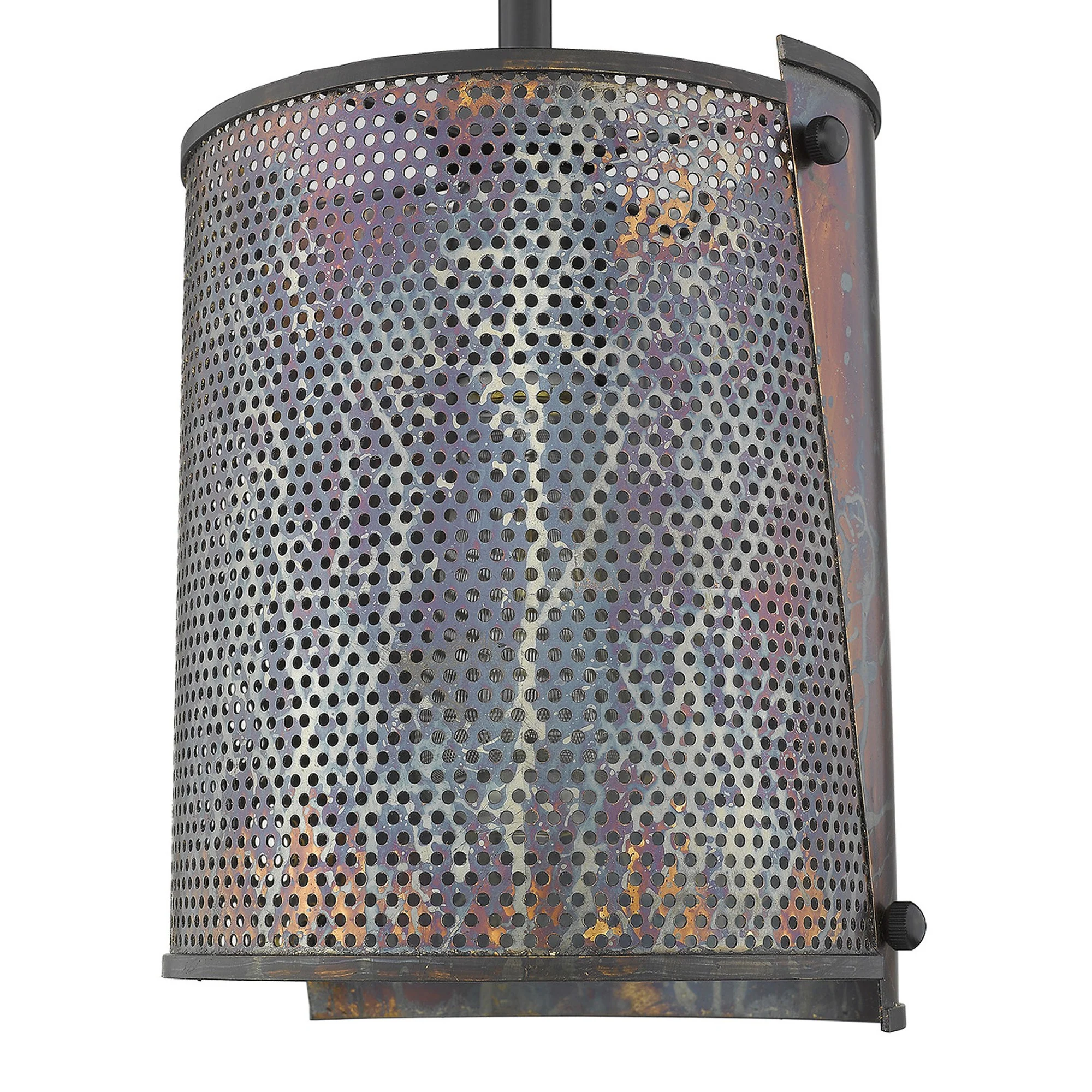 Ryker 1-Light Bronze Patina Pendant By Homeroots - Image 8