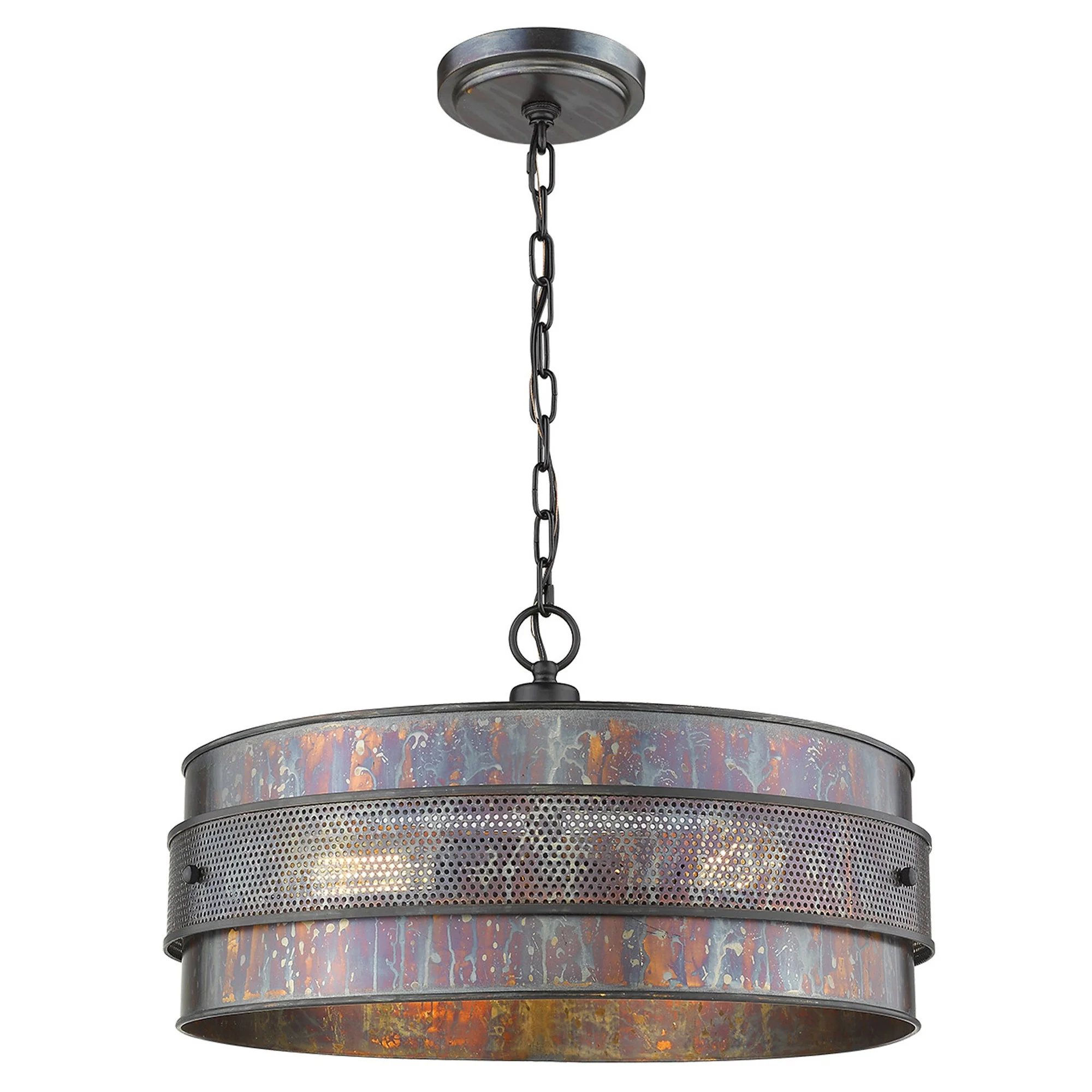 Ryker 3-Light Bronze Patina Pendant By Homeroots - Image 2