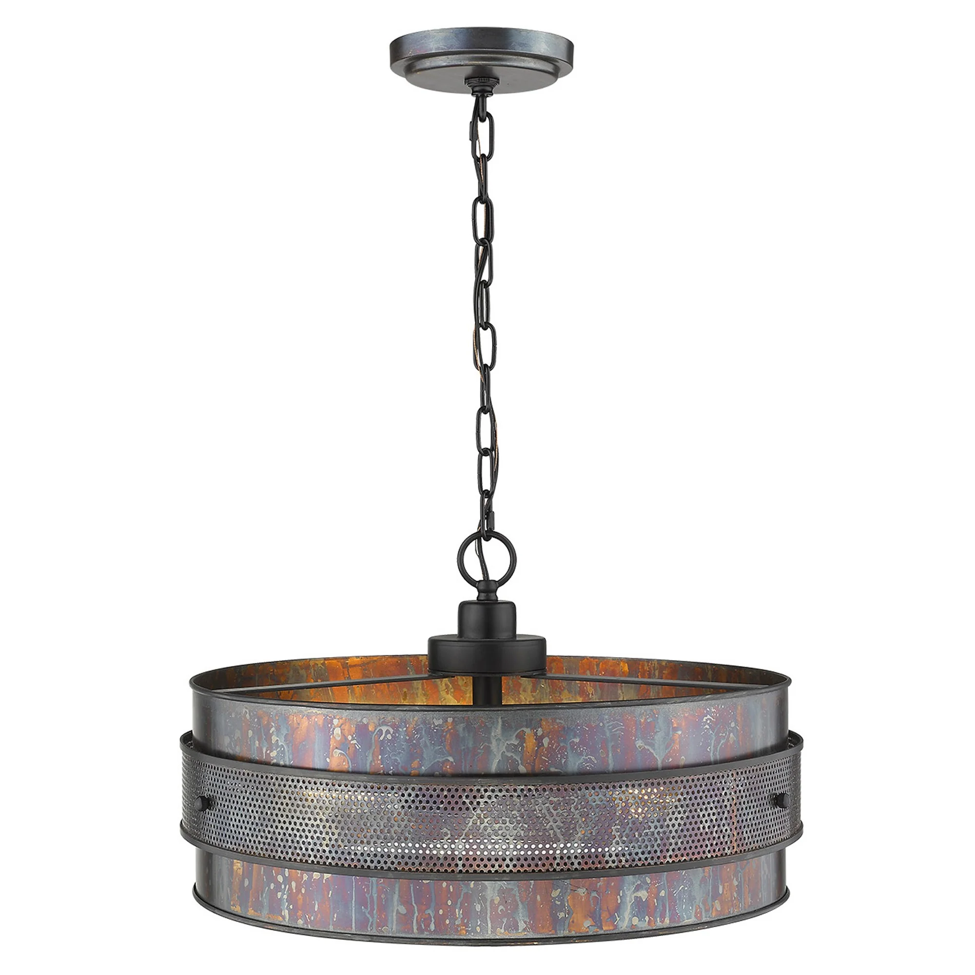 Ryker 3-Light Bronze Patina Pendant By Homeroots - Image 3