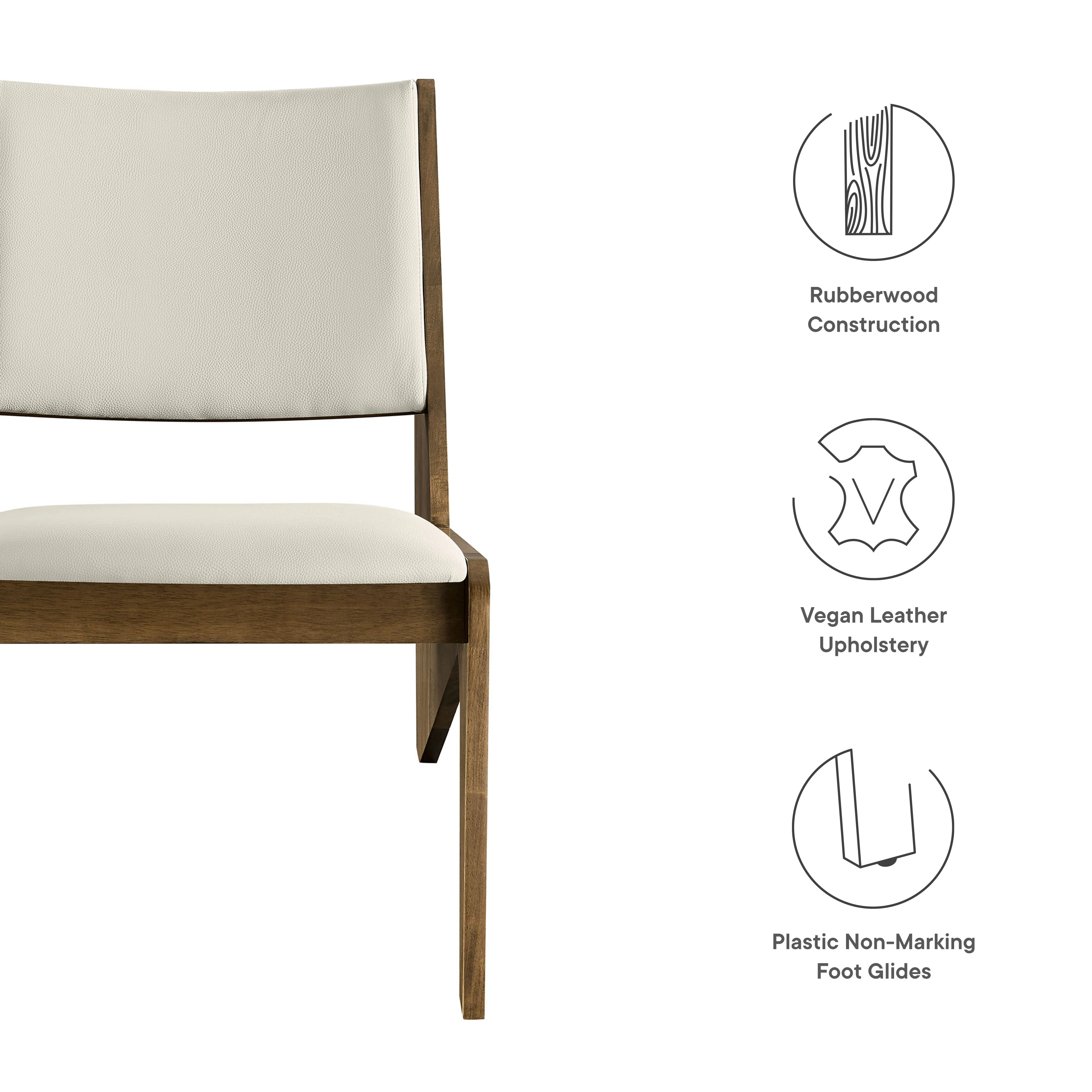 Rylina Vegan Leather Accent Chairs Set of 2 by Modway - Image 19