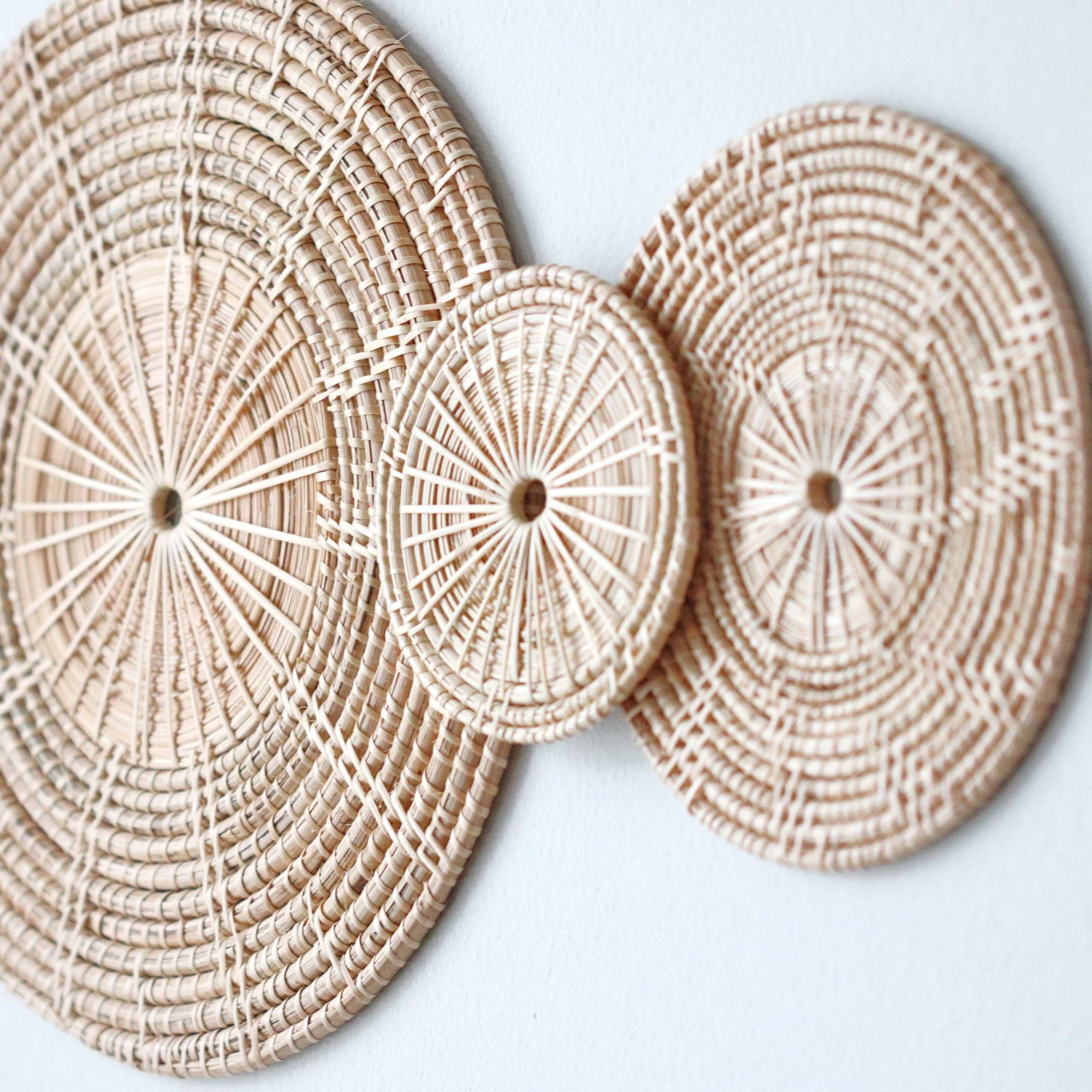 Sa La - Rattan Wall Hanging DeCor (Set Of 5) By Thaihome - Image 4