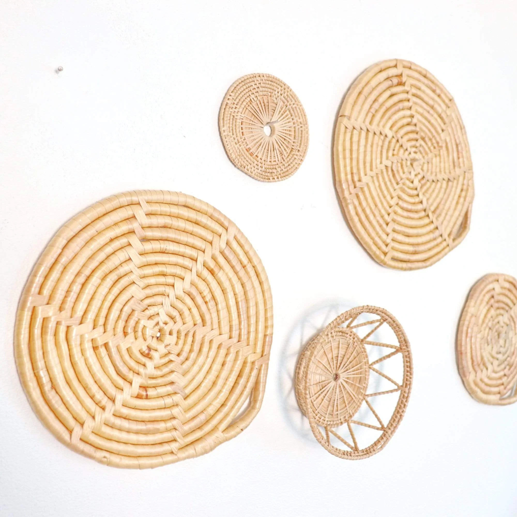 Sa Wan Na - Wall Hanging Decor Set Of 5 By Thaihome - Image 3