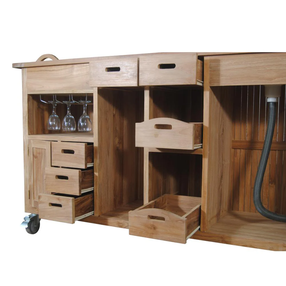 Safari Bar Table By Anderson Teak - Image 2