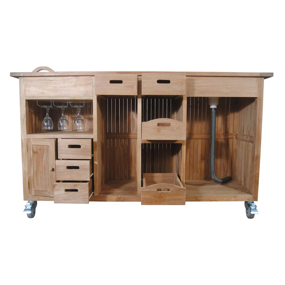 Safari Bar Table By Anderson Teak - Image 3