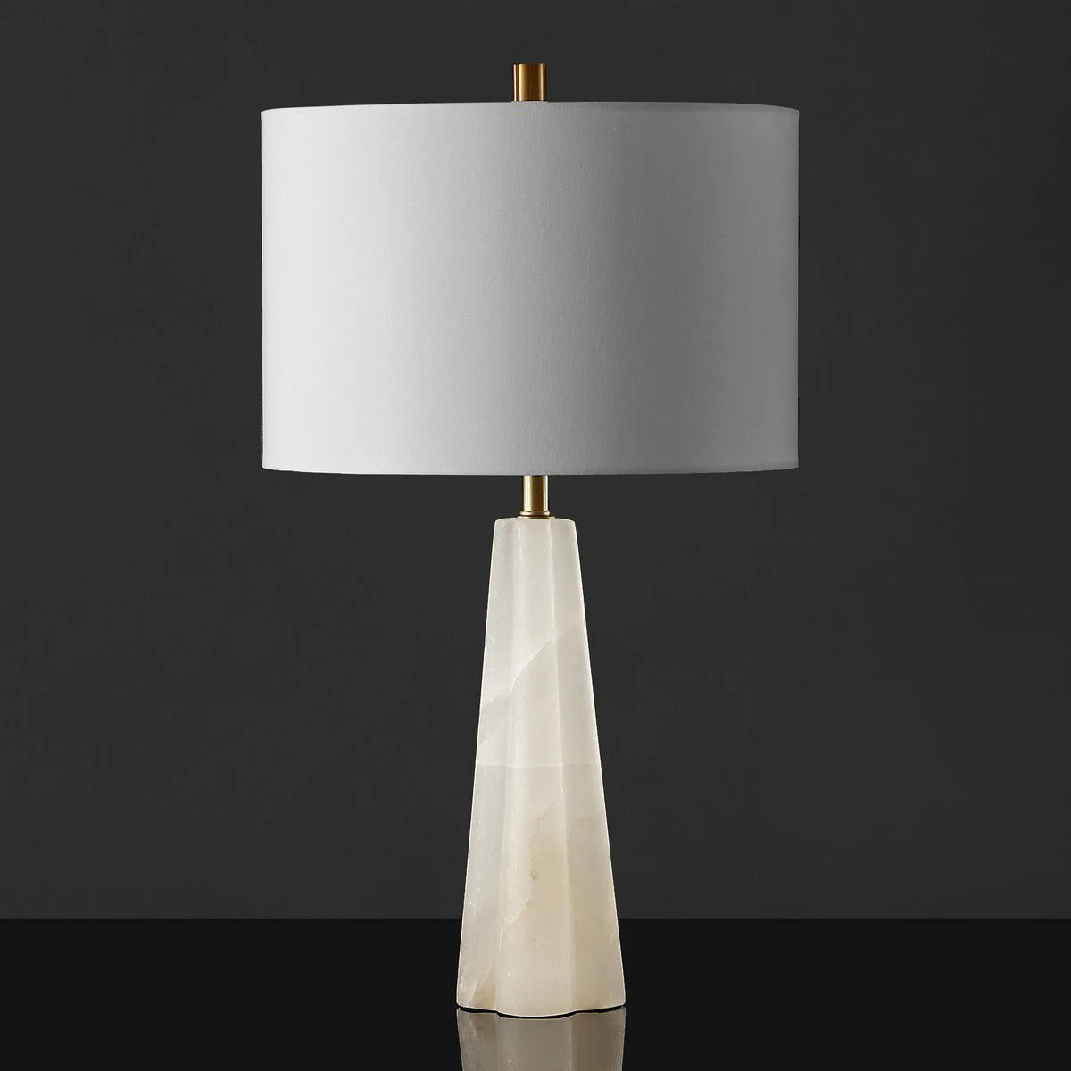 Safavieh Aaron Alabaster Table Lamp - White - Image 3