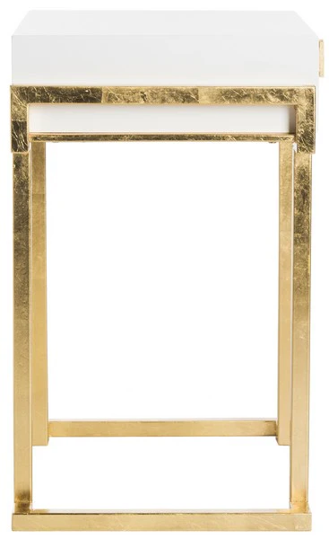 Safavieh Abele Side Table - White - Image 4