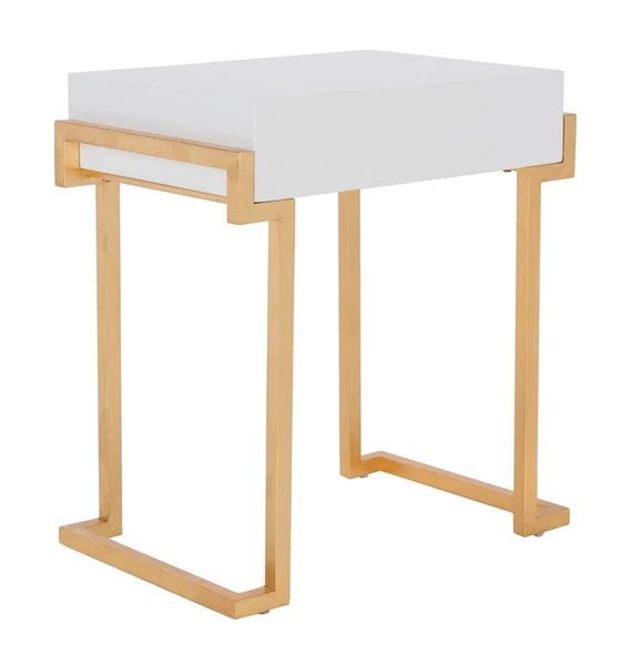 Safavieh Abele Side Table - White - Image 5