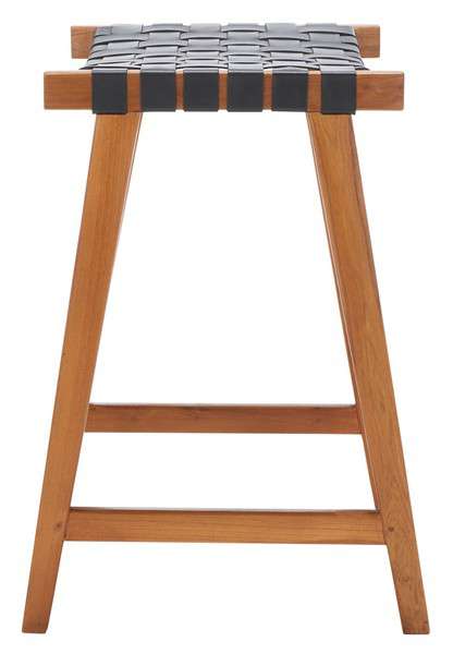 Safavieh Abreu Rectangle Counter Stool - Black - Image 3