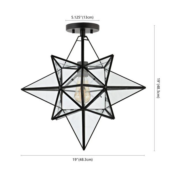 Safavieh Abrielle Flush Mount - Black - Image 3
