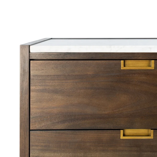 Safavieh Adeline 6 Drawer Dresser - Dark Chocolate - Image 5