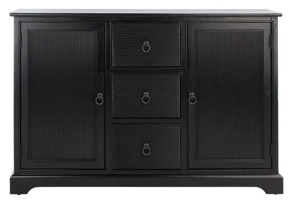Safavieh Adiland 2Dr 3Drw Consoles - Black - Image 2