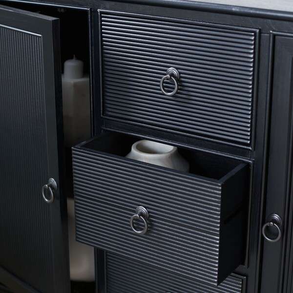 Safavieh Adiland 2Dr 3Drw Consoles - Black - Image 3