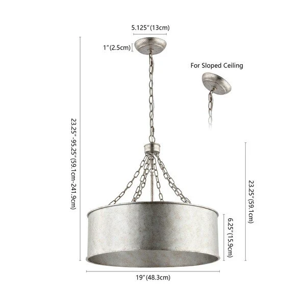 Safavieh Adison Chandelier - Silver - Image 3