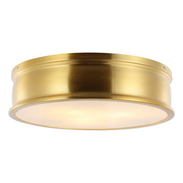 Safavieh Adria Flush Mount - Brass Gold - Image 2