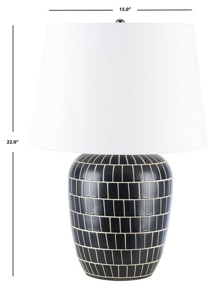 Safavieh Aela Table Lamp - Black - Image 3