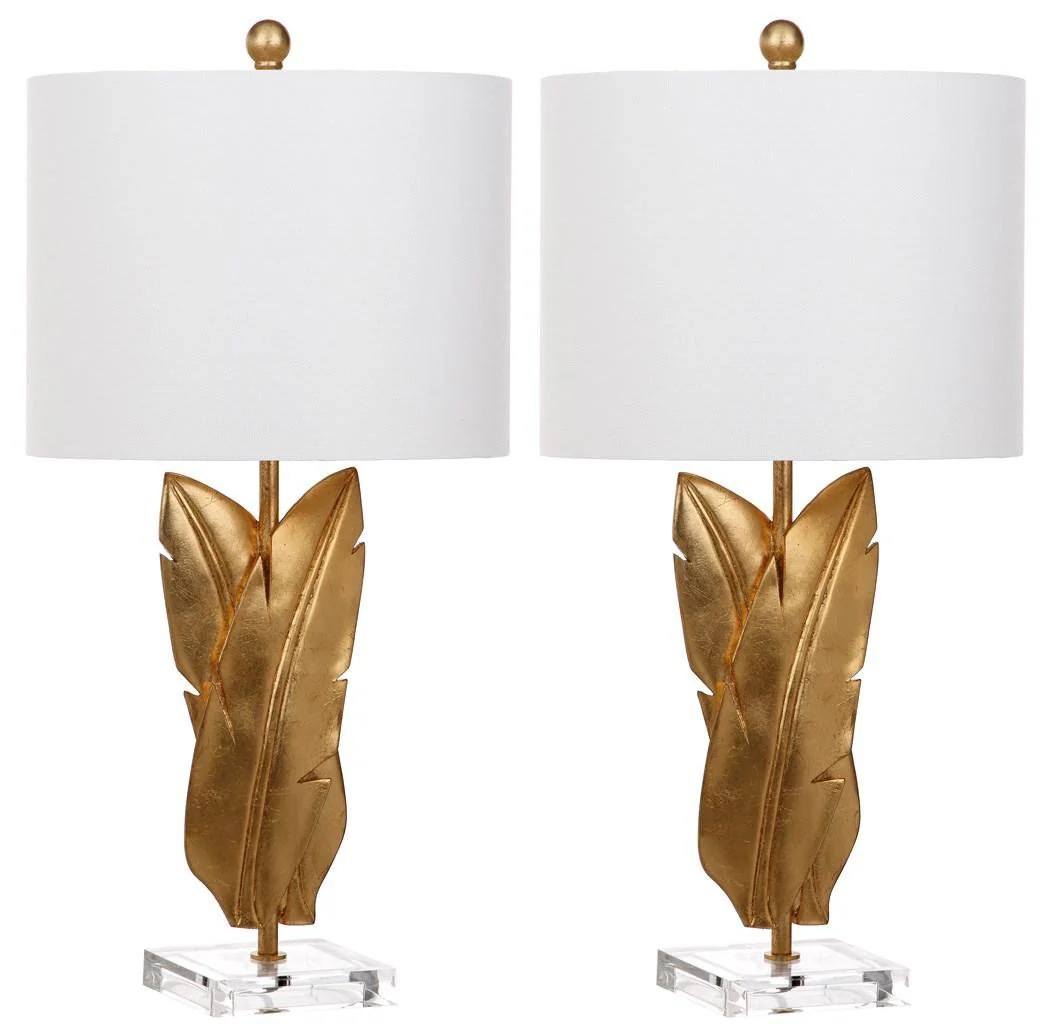 Safavieh Aerin 25.5-Inch H Wings Table Lamp Set Of 2 - Gold - Image 2
