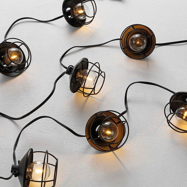 Safavieh Agitha Led Outdoor String Lights - Black - Image 3