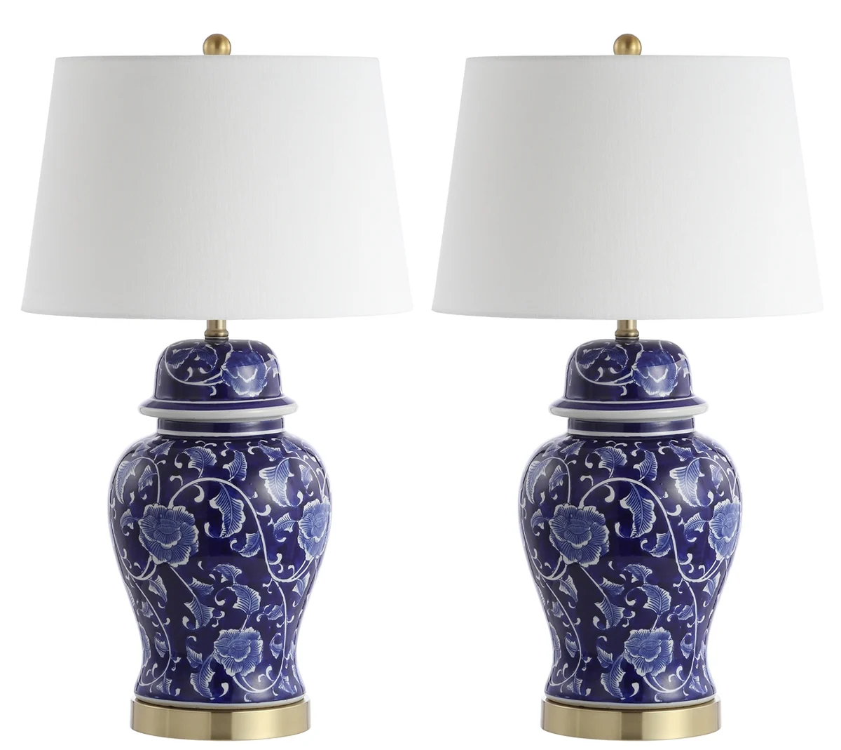 Safavieh Aharon Table Lamp Set Of 2 - Navy - Image 2