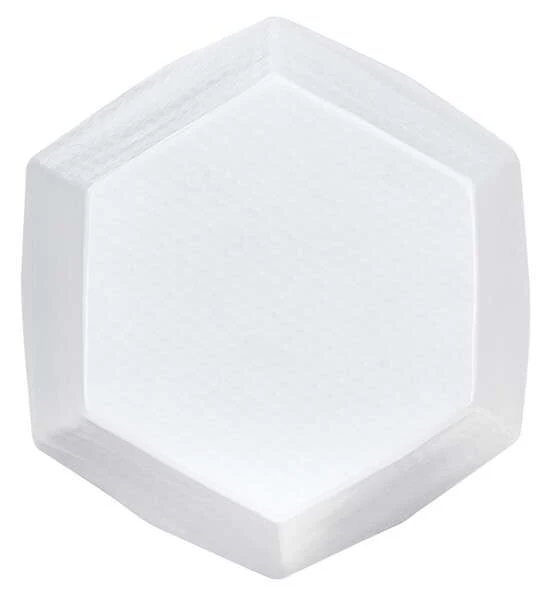 Safavieh Aidan Hammered Aluminum Stool - White - Image 3