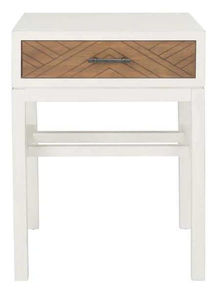 Safavieh Ajana 1 Drawer Accent Table - White - Image 2