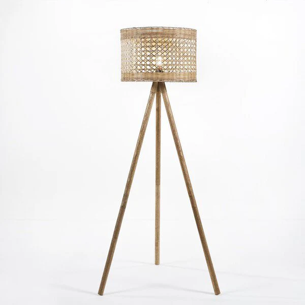 Safavieh Akroyd Floor Lamp - Natural - Image 2