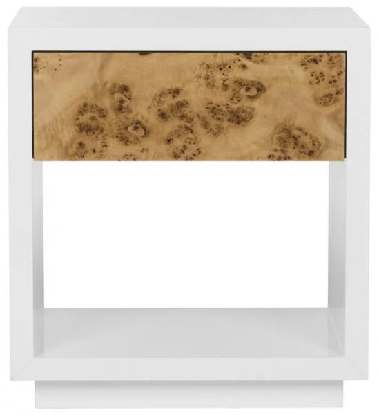 Safavieh Aldo Side Table - White - Image 2