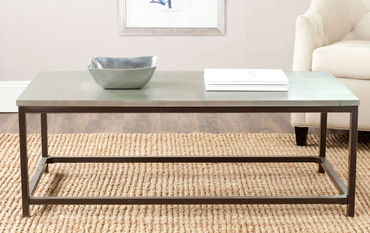Safavieh Alec Coffee Table - Ash Gray - Image 3