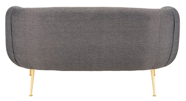 Safavieh Alena Upholstered Loveseat - Gray - Image 5